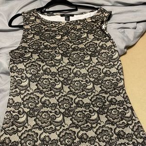 Black and gold dress from forever 21